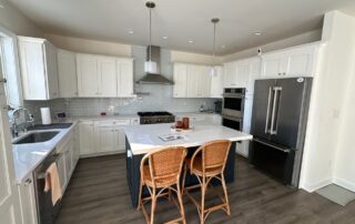 cleaning cabinets before painting